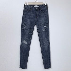 Kendall + Kylie Distressed Moto Skinny Jean